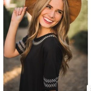 Pretty Embroidered Tee.